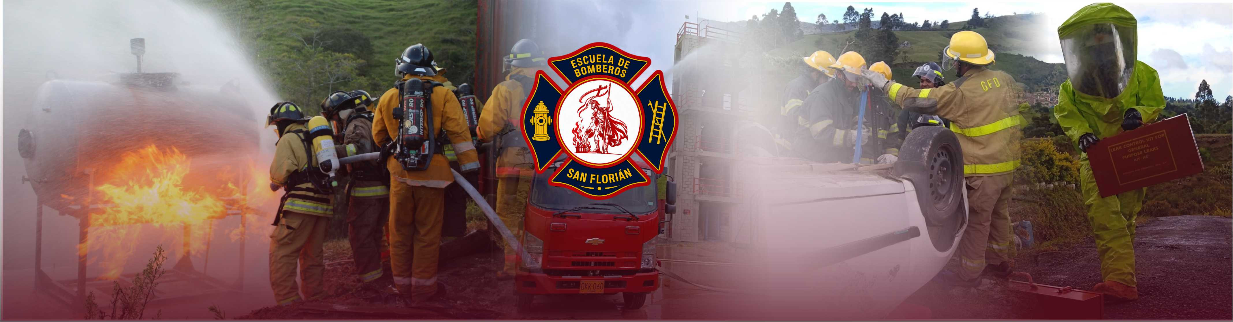 Banner Escuela de bomberos San Florian